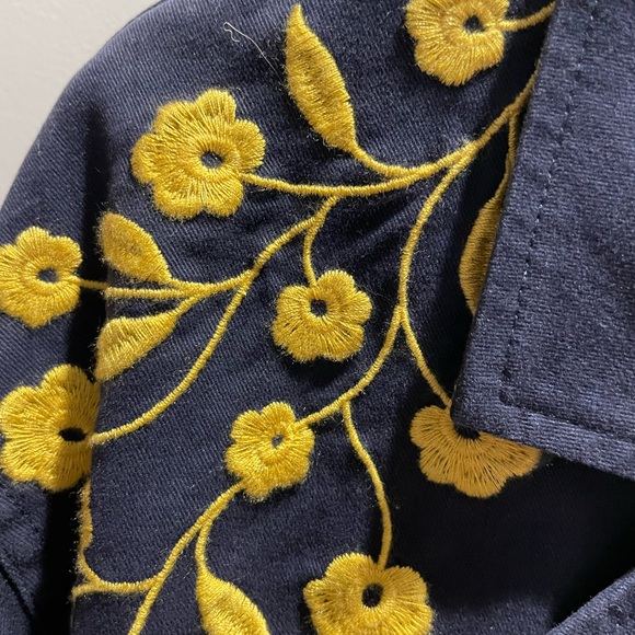 Boden Embroidered Cotton Jacket. Size 6. NWT. - Picture 4 of 6